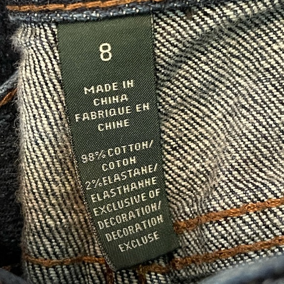 L RALPH LAUREN | Straight Leg Dark Wash Jeans - Picture 3 of 8